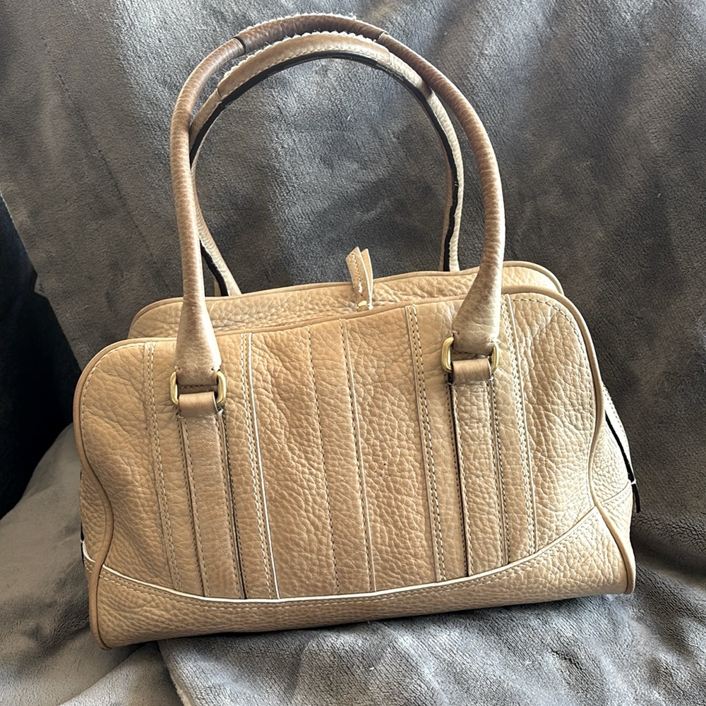 SOLD Coach Legacy Hamptons Pebbled Leather Satchel